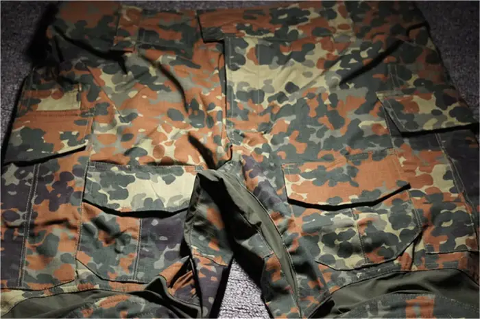 Pantalon d'entraînement tactique Flecktarn GEN3 pour chasse et forces spéciales - Ripstop résistant