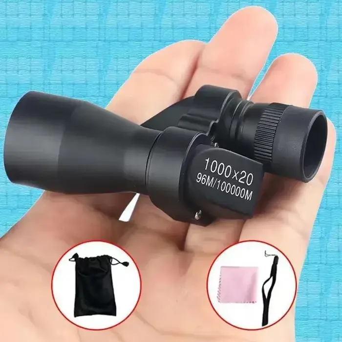 Monoculaire portable 1000x20 haute puissance - Zoom puissant pour chasse, camping et pêche