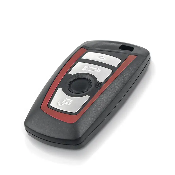 KEYYOU 3/4 boutons télécommande porte-clés pour BMW 5 7 F série FEM/BDC,CAS4,CAS4 + 2012-2017 YGOHUF