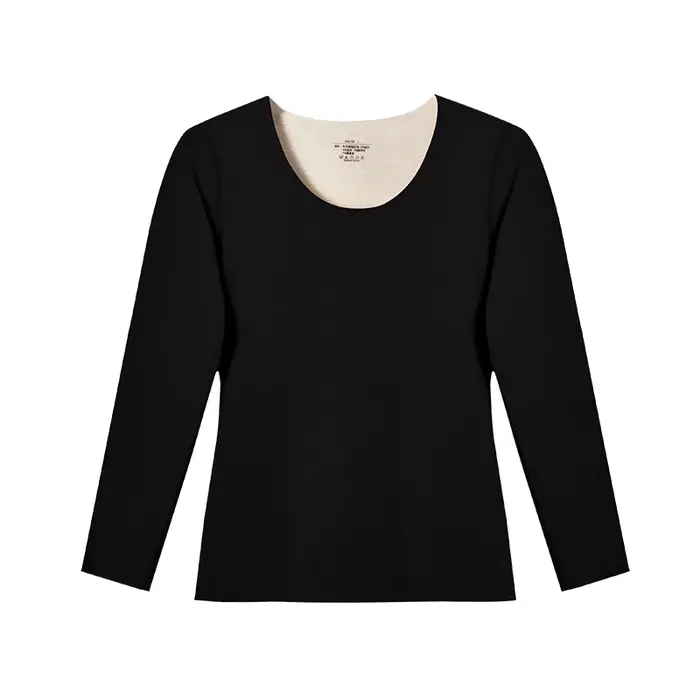 Sous-vêtements thermiques pour femmes, vêtements d'automne sans couture avec une base épaisse en cac
