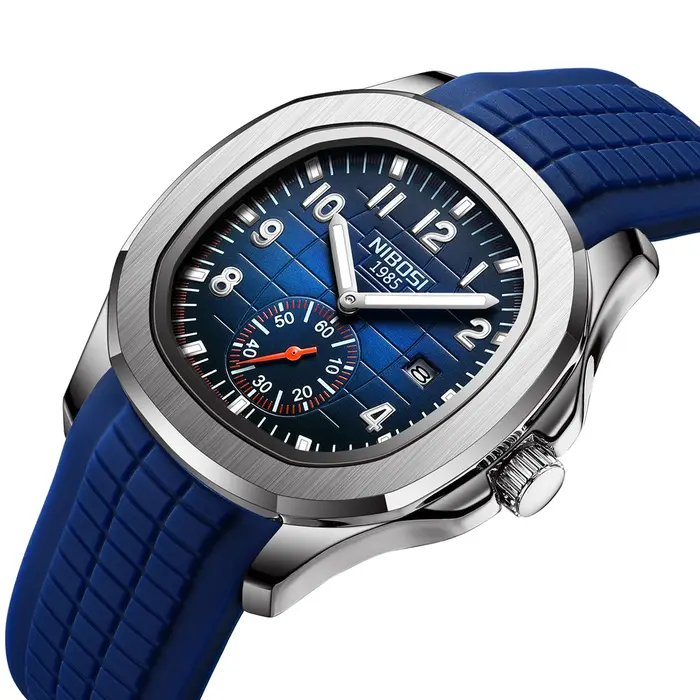 Montre sport luxe pour homme étanche lumineuse date automatique AQUANAUT quartz