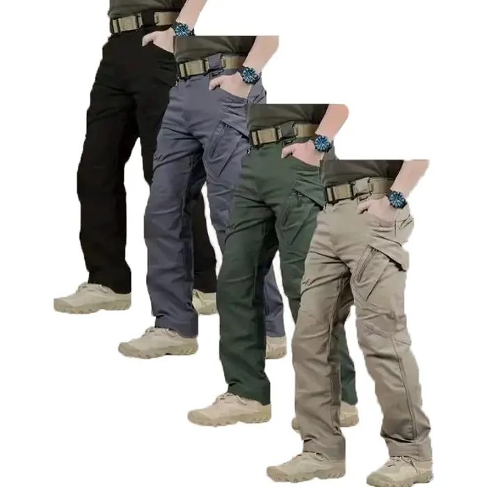 Pantalon militaire cargo tactique softshell homme élastique chasse randonnée armée