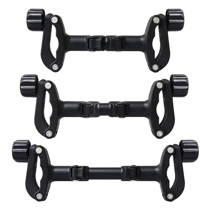 Connecteur de poussette double, adaptateur de landau léger, transforme deux poussettes simples en un