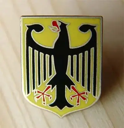 Conteneurs d'Aigle Allemande, Manteau de Poignets, Broche à Langer, Boule, Drapeau, DEUTSCHLAND