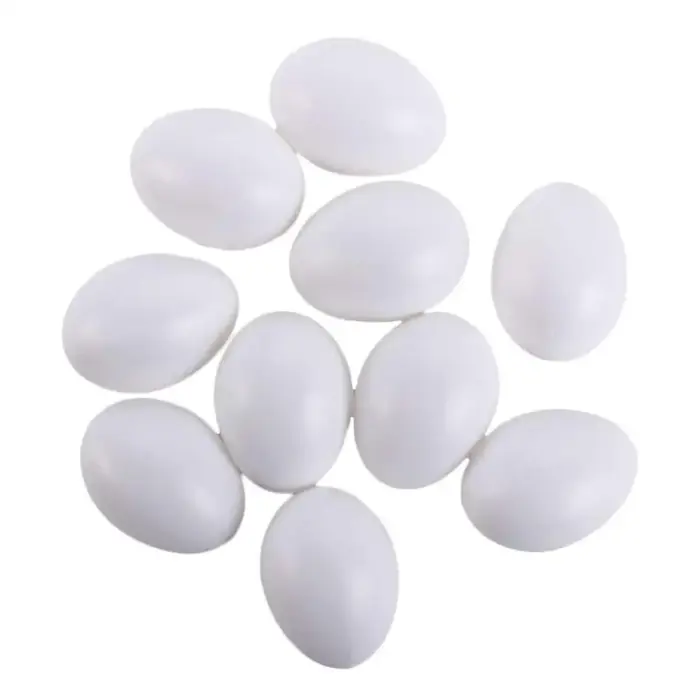 Œufs de canard et de cane artificiels, lot de 10 pièces, pour simulation, fournitures de fête, éleva