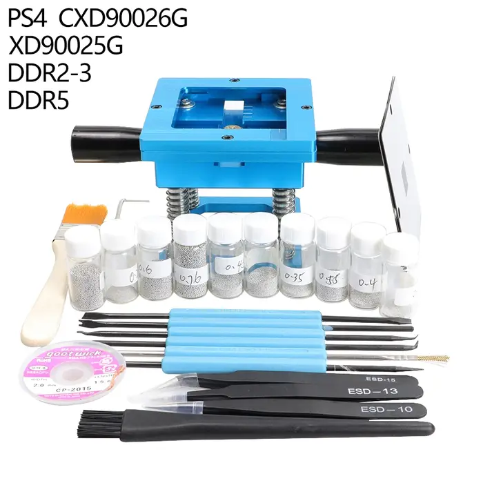 Station de reballage BGA 90x90mm, 4 pièces/ensemble 90mm x 90mm, pochoirs PS4 CXD90025G CXD90026G K4