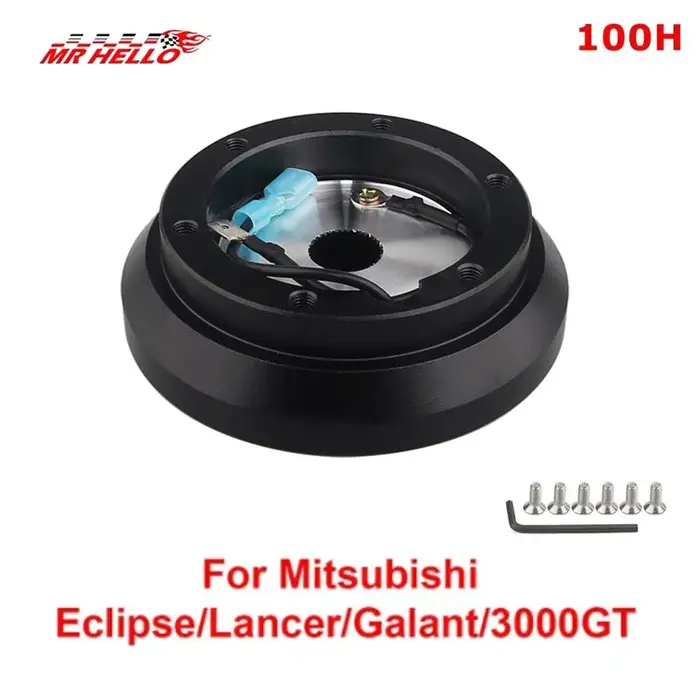 Adaptateur de moyeu court de volant 100H, pour Eclipse Subaru Impreza WRX, Mitsubishi Eclipse Lancer