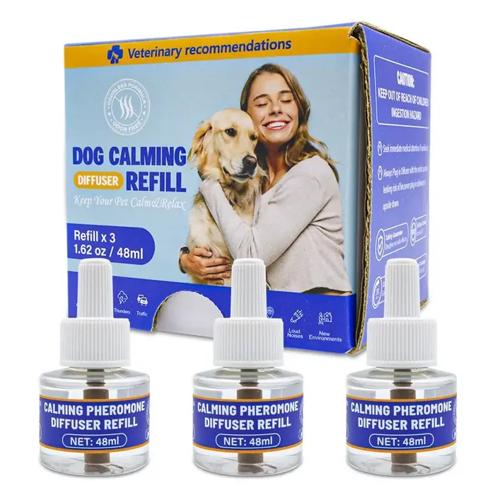 Diffuseur de phéromones pour chats et chiens, ensemble 4-en-1 pour animaux de compagnie, chauffage é