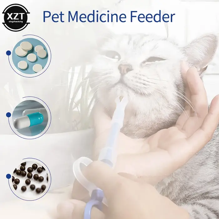 Seringue de médicaments pour animaux de compagnie