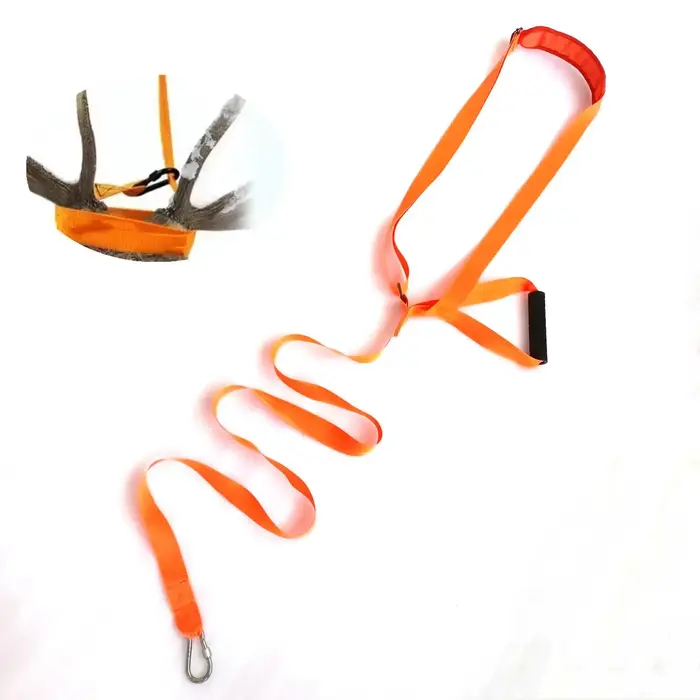 Ceinture de traction cerf rembourrée - Dragonne multifonction pour déplacement du gibier