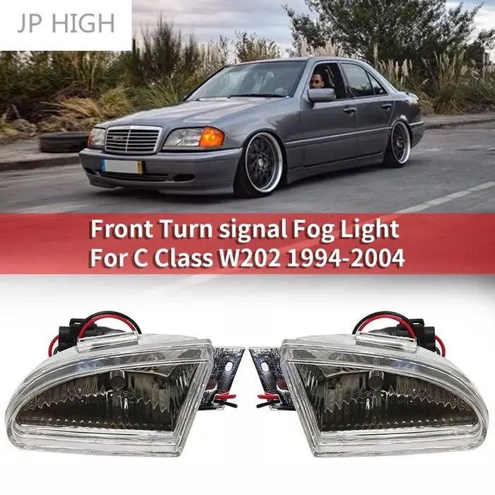 Enquêter antibrouillard pour voiture, clignotant avant, lampe antibrouillard pour Mercedes Benz Clas