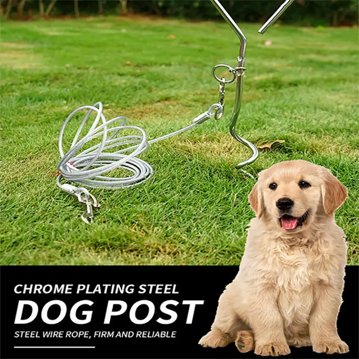 Piquet de Camping en plein air pour chien
