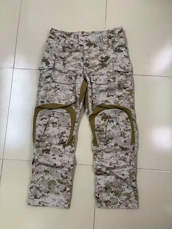 Pantalon tactique G3 AOR1 homme - Polycoton désert digital pour entraînement chasse outdoor
