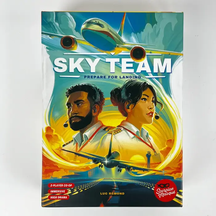 Sky Team, jeu de société, jeu coopératif, à partir de 10 ans, 2 joueurs | 20 minutes