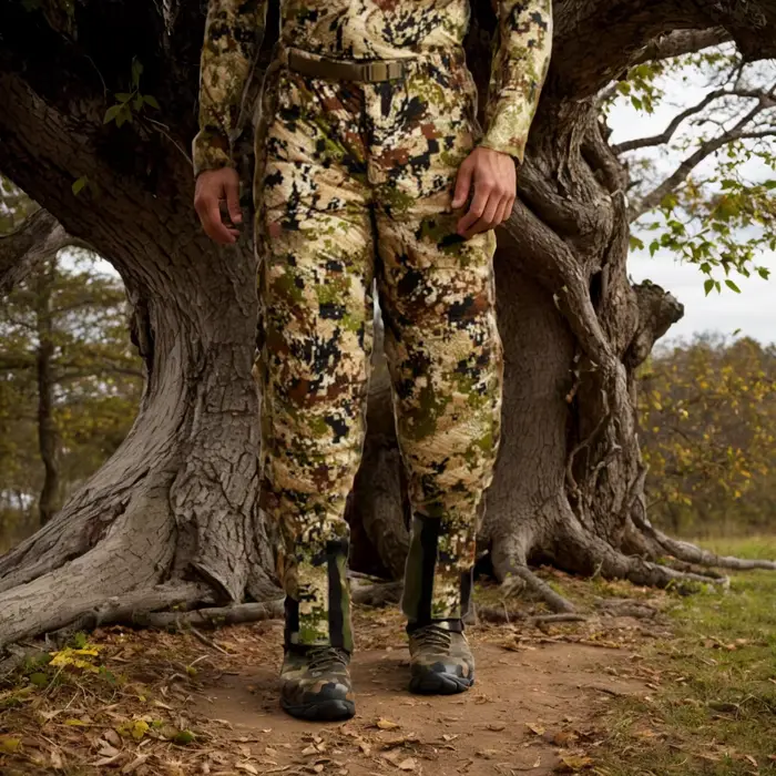 Pantalon camouflage chasse hiver homme Ainfad léger isolant longue doublure duvet pour froid intense