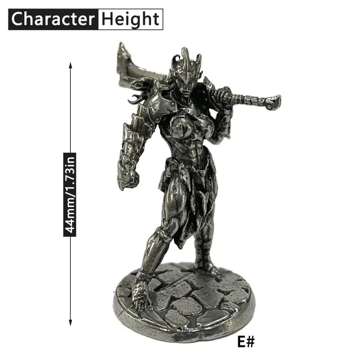 Figurines miniatures de soldats Wraith de la Légion du moyen âge, cadeaux pour hommes en métal et cu