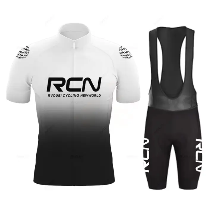 Rcn – Maillot de cyclisme à manches courtes pour hommes, ensemble pour l'été, vêtements de vélo, Rop