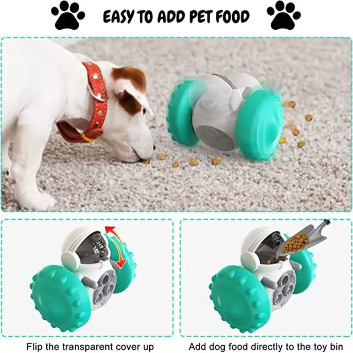 Jouets de puzzle pour chien en forme de robot, labyrinthe alimentaire stimulant, distributeur de friandises interactif pour chiens, distributeur de friandises, jeu d'esprit