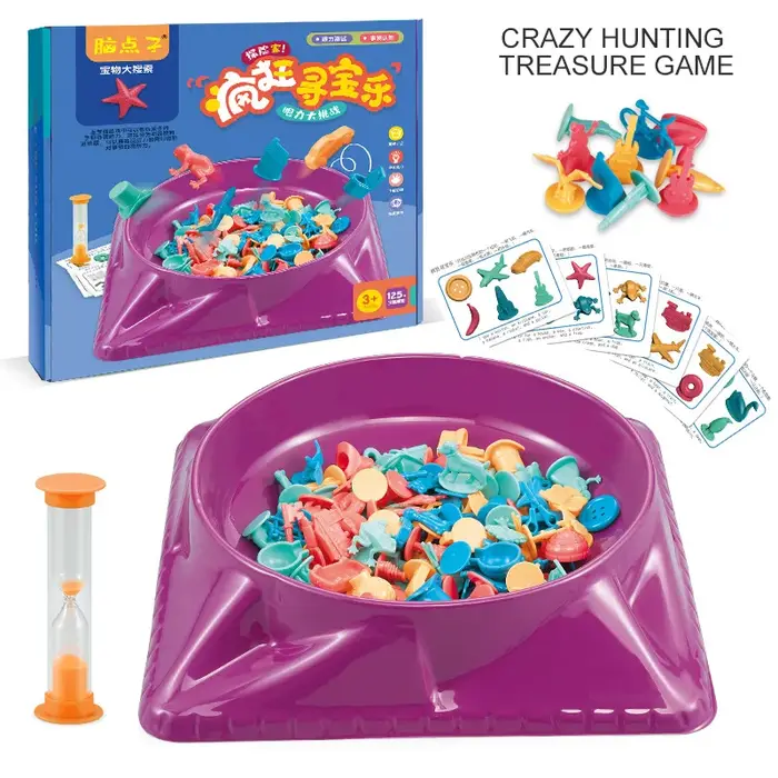 Jeu de société Crazy Hunting Treasure, jeu de société familial, jouets de table pour enfants, intera