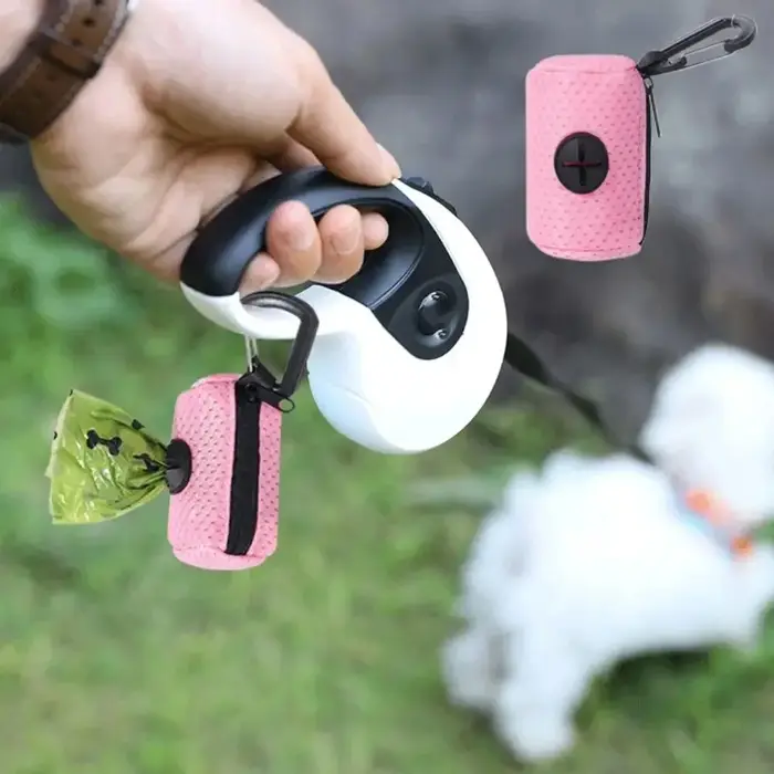 Distributeur de Sacs à Déchets en Maille pour Chien