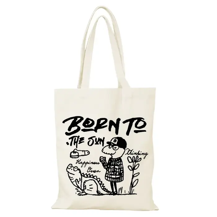 Eco sac caractère mignon loisirs homme sac fourre-tout sacs en tissu nouveaux sacs à main femmes sac