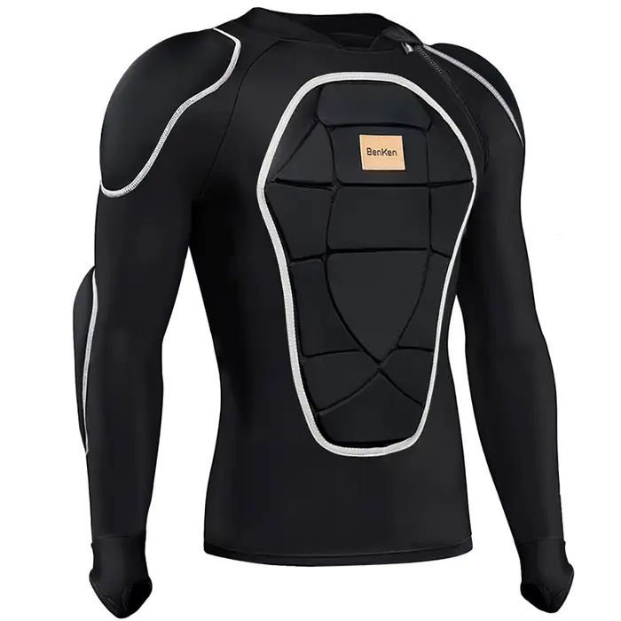 Veste de ski d'hiver, vêtements de Snowboard, armure corporelle, dos, poitrine, sous-vêtements chaud