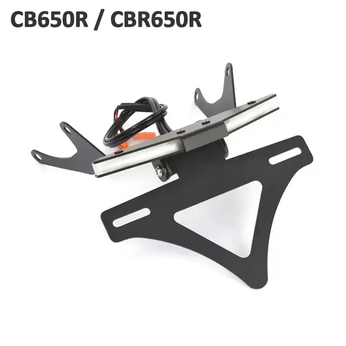 Support de plaque d'immatriculation de moto CBR650R 2023, support d'immatriculation pour Honda CB650