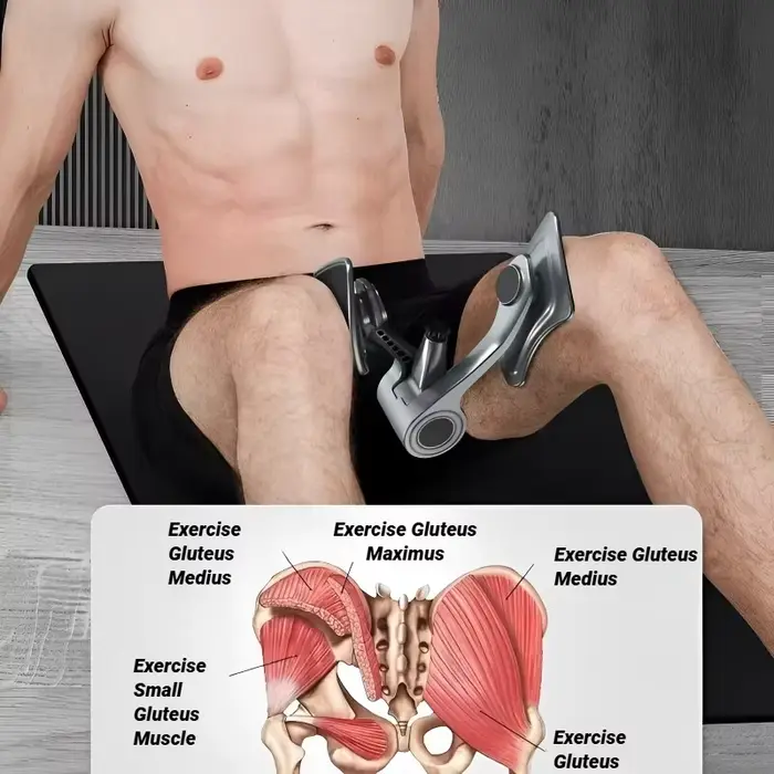 Kegel-Équipement de Fitness pour Homme, Exercice à Domicile, Entraîneur de Muscles Pelviens du Bassin, Fesses, Exercice au Sol, Renforcement