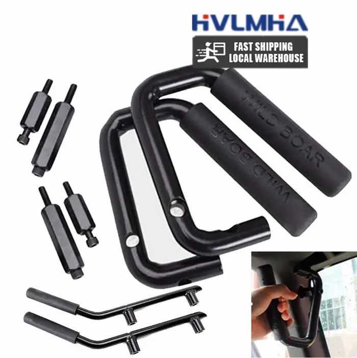 Poignées de maintien en acier pour barre d'appui arrière et avant, pour Jeep Wrangler JK 4 portes 20