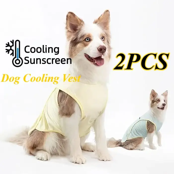 2 gilets rafraîchissants pour chien