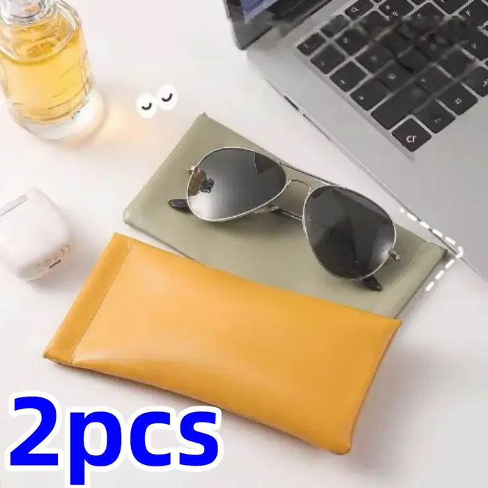 Étui à lunettes de soleil en cuir PU
