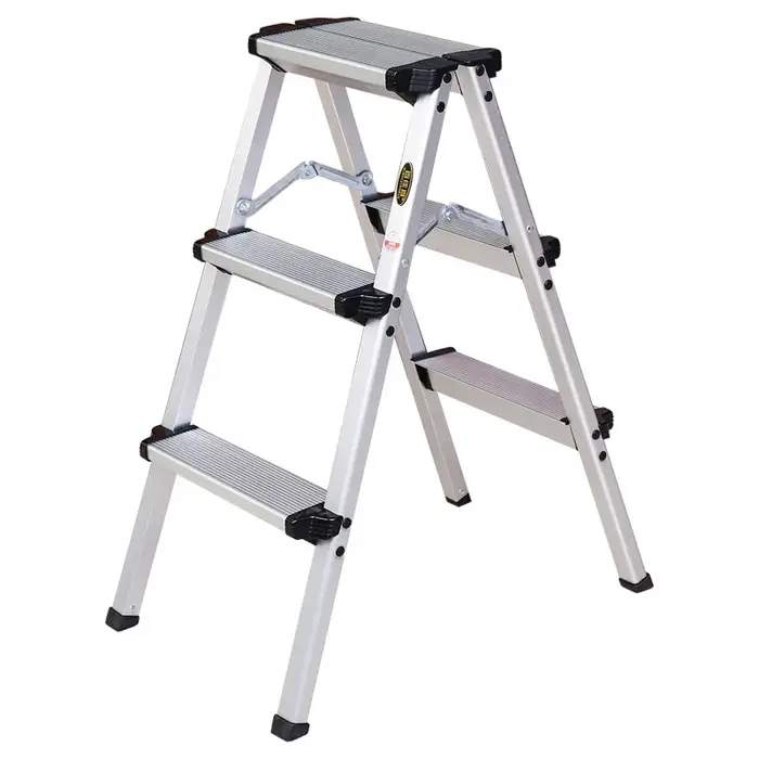 Échelle domestique pliante en alliage d'aluminium épais, tabouret à chevrons, échelle à cinq marches