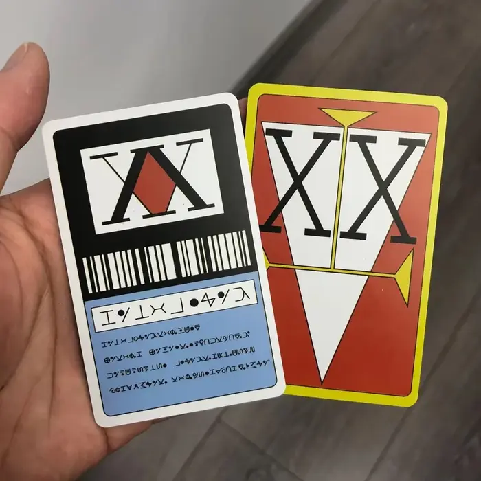 Carte de licence Hunter x Hunter GING FREECSS Cosplay Accessoire de Collection Anime Japonais Hisoka Kurapika Killua Zoldyck PVC Occasions Spéciales
