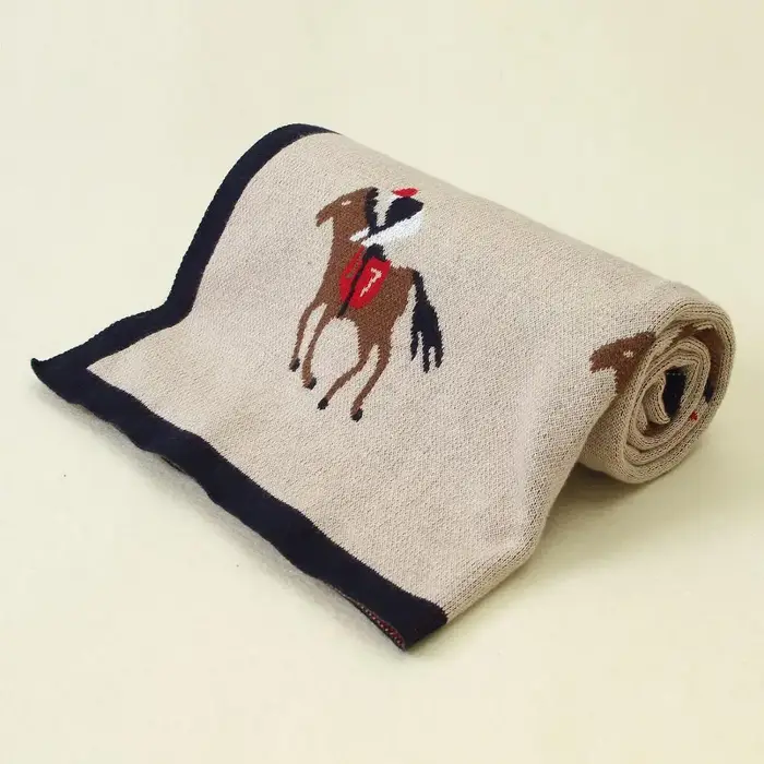 Couvertures tricotées pour bébé, nouveau-né, dessin animé mignon, doux et chaud, serviettes de bain 