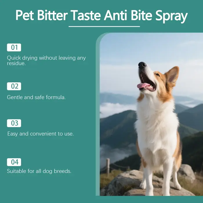 Spray anti-morsure pour animaux de compagnie