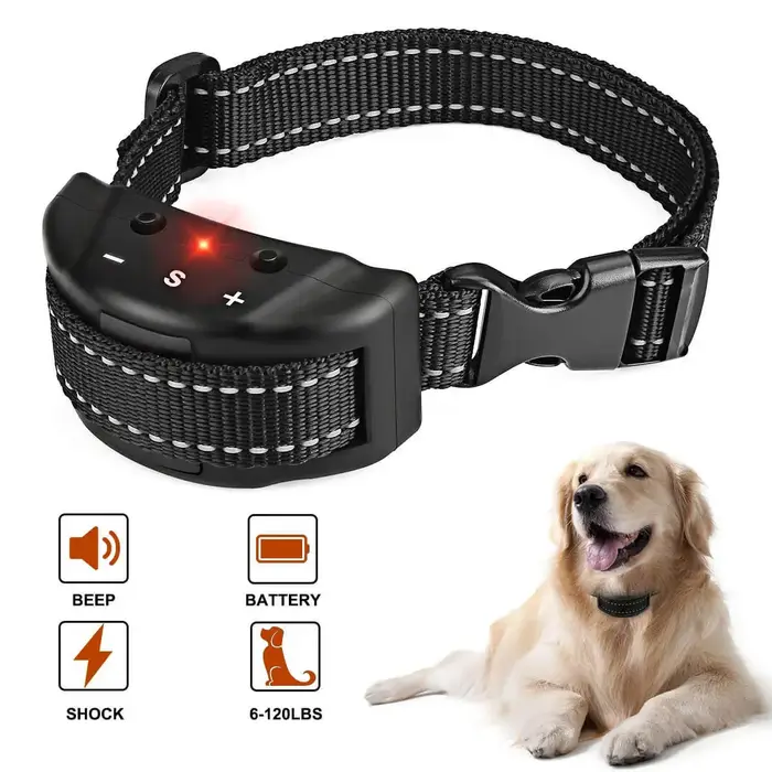 Collier de dressage électrique pour chien, étanche, dispositif Anti-aboiement, Rechargeable par USB,