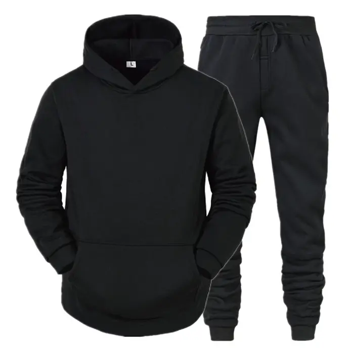 Hommes vêtements de sport pull costume sweats à capuche + pantalons vêtements de sport printemps aut