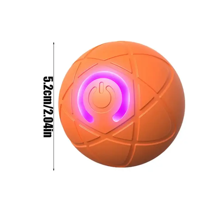 Balle interactive intelligente pour chien avec LED, anti-ennui, automatique, roulante et mobile, jou