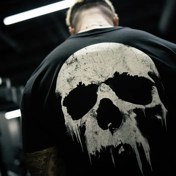 American Fitness Gym hommes t-shirts vêtements d'entraînement sport coton à manches courtes T-shirt 