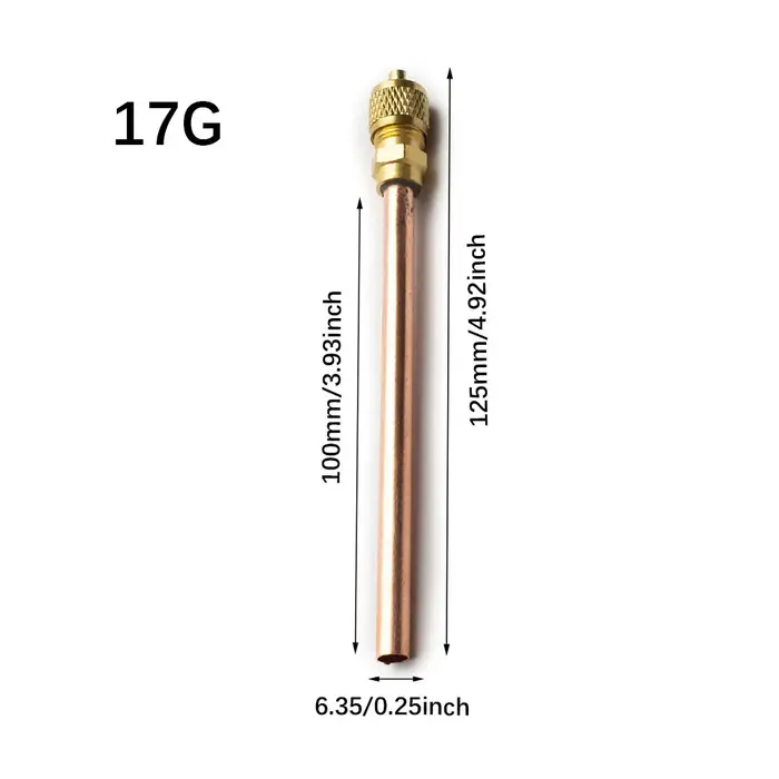 Valves d'accès de réfrigération pour climatiseur, 5 pièces, 6mm OD, Tube en cuivre, pièces de rempli