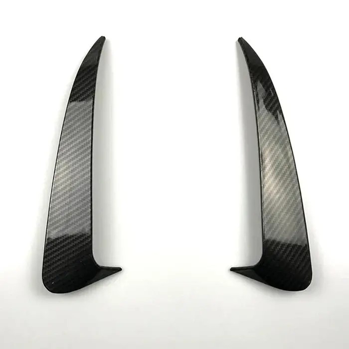 Couvercle de ventilation pour pare-choc arrière, aspect Fiber de carbone, pour Benz classe C W205 C4