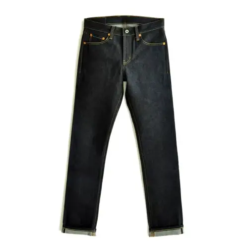 Saucezhan 310XX-18OZ jean pour hommes lisière Denim jean coupe ajustée automne et hiver jean pantalo