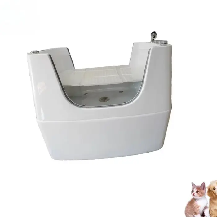 Machine de bain pour animaux de compagnie, spa de toilettage pour chiens et chats : baignoire à bull