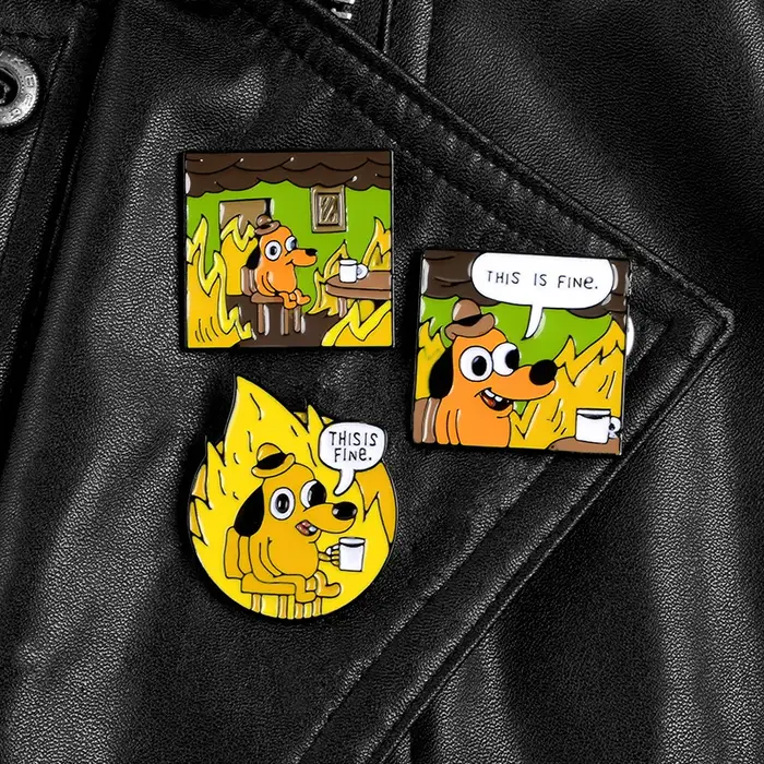 C'est une fine broche de chien teckel
