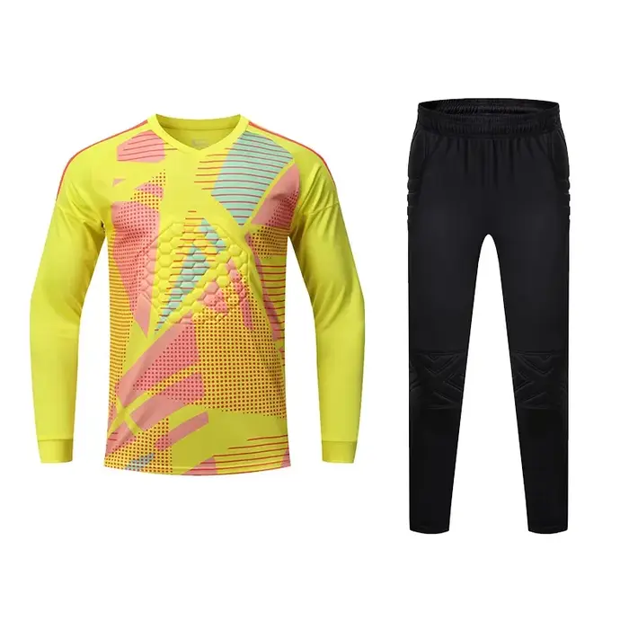Nouveau 2025 Football Match gardien de but uniforme Camouflage hommes femmes enfants transfrontaliers sport équipe compétition formation