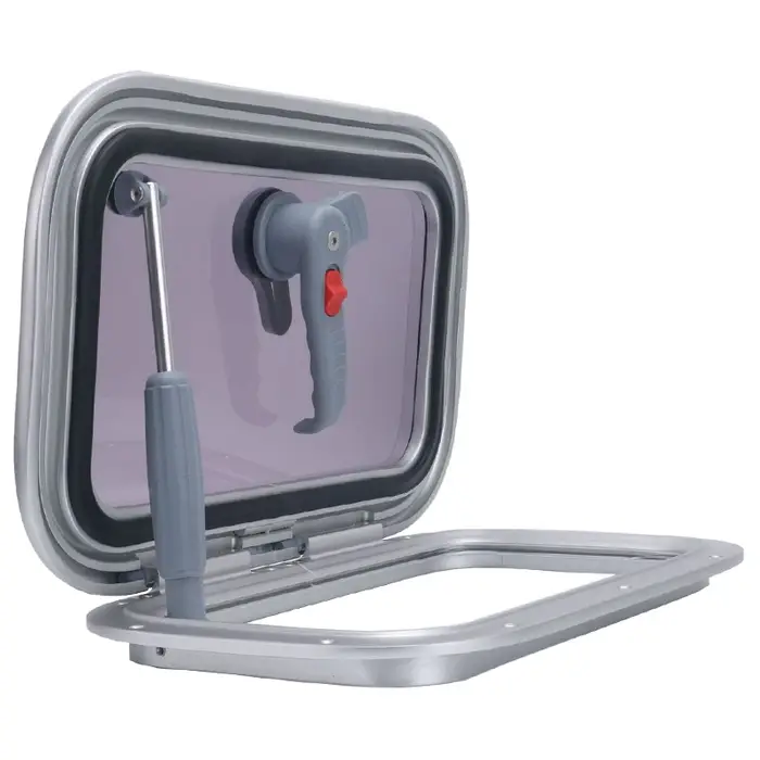 Accessoires de quincaillerie rectangulaires multidimensionnels en verre trempé pour bateaux et yacht