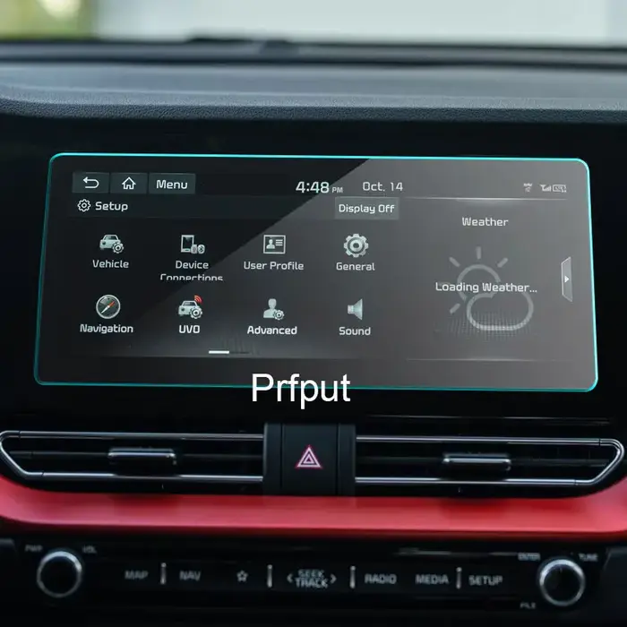 Film de protection en acier pour écran en verre trempé, pour Kia Niro 2020 2021, 10.25 pouces, Navig