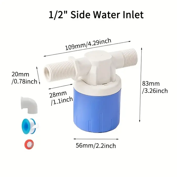 Vente de vanne à flotteur de contrôle de niveau d'eau mini-vanne à arrêt automatique pour réservoirs tours d'eau bétail fontaines d'animaux