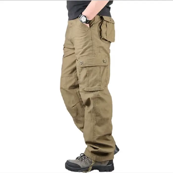 Pantalon cargo coton pour chasse homme - Confort naturel et fonctionnalité terrain