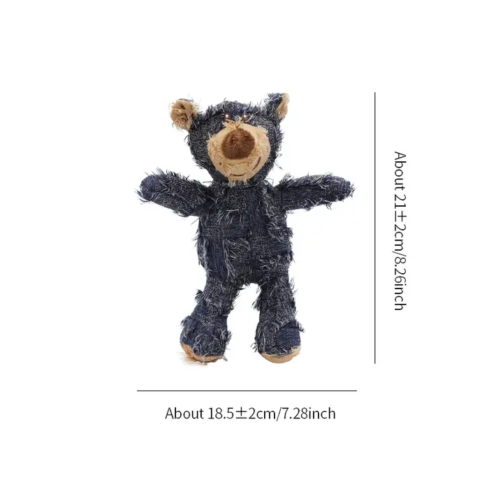 Chien en peluche, ours mendiant, jouet à roer, meulage des dents, nettoyage, fournitures pour animau